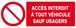 PANNEAU ACCES INTERDIT A TOUT VEHICULE SAUF USAGERS 330X120MM TALIAPLAST - 626217