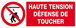 PANNEAU HAUTE TENSION DEFENSE DE TOUCHER 330X120MM TALIAPLAST - 626227
