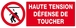 PANNEAU HAUTE TENSION DEFENSE DE TOUCHER 330X120MM TALIAPLAST - 626227