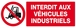 PANNEAU INTERDIT AUX VEHICULES INDUSTRIELS 330X120MM TALIAPLAST - 626228