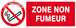 PANNEAU ZONE NON FUMEUR 330X120MM TALIAPLAST - 626235