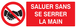 Panneau d'interdiction 330X120 Interdit de se serrer la main 330x120mm TALIAPLAST - 626241
