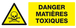 PANNEAU DANGER, MATIERES TOXIQUES 330X120MM TALIAPLAST - 626301