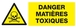 PANNEAU DANGER, MATIERES TOXIQUES 330X120MM TALIAPLAST - 626301