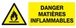 PANNEAU DANGER, MATIERES INFLAMMABLES 330X120MM TALIAPLAST - 626303