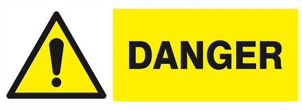PANNEAU DANGER 330X120MM TALIAPLAST - 626304
