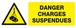 PANNEAU DANGER, CHARGES SUSPENDUES 330X120MM TALIAPLAST - 626307