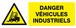 PANNEAU DANGER VEHICULES INDUSTRIELS 330X120MM TALIAPLAST - 626310