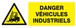 PANNEAU DANGER VEHICULES INDUSTRIELS 330X120MM TALIAPLAST - 626310