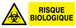 PANNEAU DANGER, RISQUE BIOLOGIQUE 330X120MM TALIAPLAST - 626317