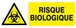 PANNEAU DANGER, RISQUE BIOLOGIQUE 330X120MM TALIAPLAST - 626317