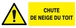 PANNEAU DANGER CHUTE DE NEIGE DU TOIT 330X120MM TALIAPLAST - 626320