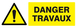 PANNEAU DANGER TRAVAUX 330X120MM TALIAPLAST - 626322
