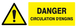 PANNEAU DANGER CIRCULATION D'ENGINS 330X120MM TALIAPLAST - 626324