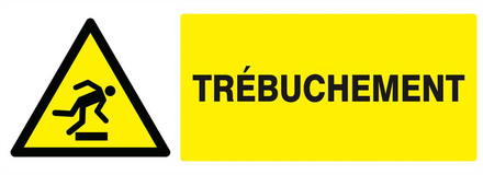 PANNEAU DANGER, TREBUCHEMENT 330X120MM TALIAPLAST - 626328