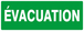 PANNEAU EVACUATION 330X120MM TALIAPLAST - 626418