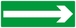 PANNEAU FLECHE (SECOURS) 330X120MM TALIAPLAST - 626420