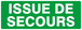 PANNEAU ISSUE DE SECOURS 330X120MM TALIAPLAST - 626432