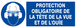 PANNEAU PROTECTION OBLIGATOIRE TETE/VUE/OUIE 330X120MM TALIAPLAST - 626501