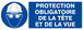 PANNEAU PROTECTION OBLIGATOIRE TETE ET VUE 330X120MM TALIAPLAST - 626504