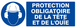 PANNEAU PROTECTION OBLIGATOIRE TETE ET OUIE 330X120MM TALIAPLAST - 626505