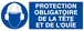 PANNEAU PROTECTION OBLIGATOIRE TETE ET OUIE 330X120MM TALIAPLAST - 626505