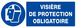 PANNEAU VISIERE DE PROTECTION OBLIGATOIRE 330X120MM TALIAPLAST - 626514