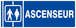 Panneau rigide ASCENSEUR 330X120MM TALIAPLAST - 626601