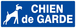 PANNEAU CHIEN DE GARDE 330X120MM TALIAPLAST - 626612