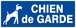 PANNEAU CHIEN DE GARDE 330X120MM TALIAPLAST - 626612