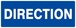 PANNEAU DIRECTION 330X120MM TALIAPLAST - 626613