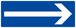 PANNEAU FLECHE 330X120MM TALIAPLAST - 626620
