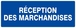 PANNEAU RECEPTION DES MARCHANDISES 330X120MM TALIAPLAST - 626625