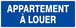Panneau rigide APPARTEMENT A LOUER 330X120MM TALIAPLAST - 626636