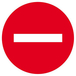 PANNEAU SENS INTERDIT Ø180MM TALIAPLAST - 627210