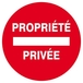 Panneau rigide PROPRIETE PRIVEE Ø180MM TALIAPLAST - 627225