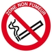 PANNEAU ZONE NON FUMEUR Ø180MM TALIAPLAST - 627249