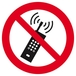 PANNEAU INTERDICTION D'ACTIVER DES TELEPHONES MOBILES Ø180MM TALIAPLAST - 627255