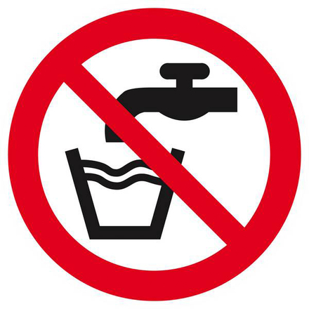 PANNEAU EAU NON POTABLE Ø180MM TALIAPLAST - 627258