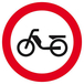 PANNEAU INTERDIT AUX CYCLOMOTEURS Ø180MM TALIAPLAST - 627292