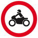 PANNEAU INTERDIT AUX MOTOS Ø180MM TALIAPLAST - 627293