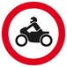 PANNEAU INTERDIT AUX MOTOS Ø180MM TALIAPLAST - 627293