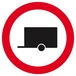 PANNEAU INTERDIT AUX REMORQUES Ø180MM TALIAPLAST - 627295