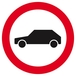 PANNEAU INTERDIT AUX VEHICULES Ø180MM TALIAPLAST - 627297
