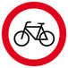 Panneau rigide INTERDIT AUX VELOS Ø180MM TALIAPLAST - 627298