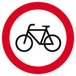 Panneau rigide INTERDIT AUX VELOS Ø180MM TALIAPLAST - 627298