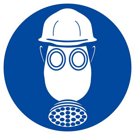 PROTECTION OBLIGATOIRE TETE/VOIES RESPIRATOIRES D.180mm TALIAPLAST - 627514
