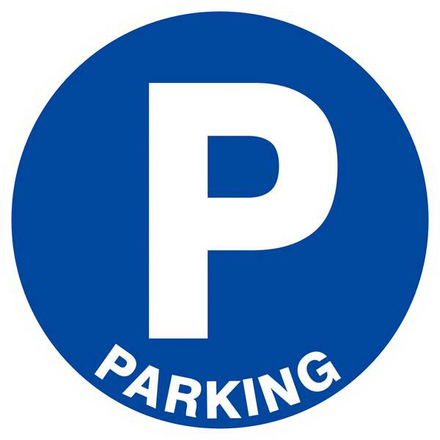 PANNEAU PARKING (TOUTES LETTRES) Ø180MM TALIAPLAST - 627526