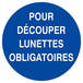 PANNEAU POUR DECOUPER LUNETTES OBLIGATOIRES Ø180MM TALIAPLAST - 627534
