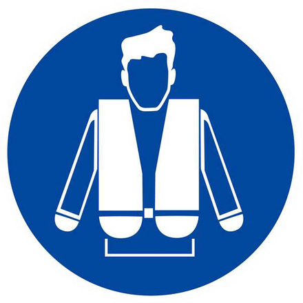 PANNEAU GILET DE SAUVETAGE OBLIGATOIRE Ø180MM TALIAPLAST - 627552